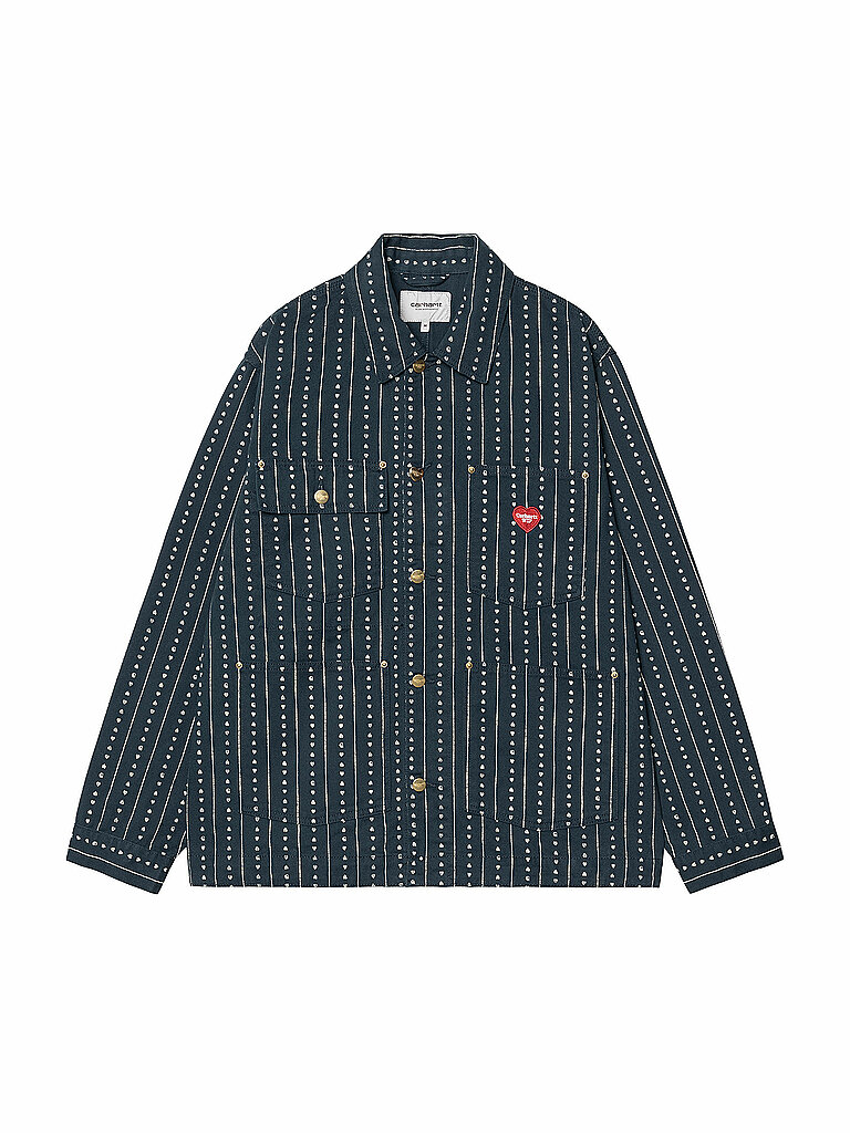Carhartt WIP Denim Jacket Drewe Chore Dark Blue