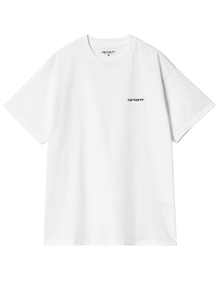 CARHARTT WIP T-Shirt SCRIPT EMBROIDERY weiss | S