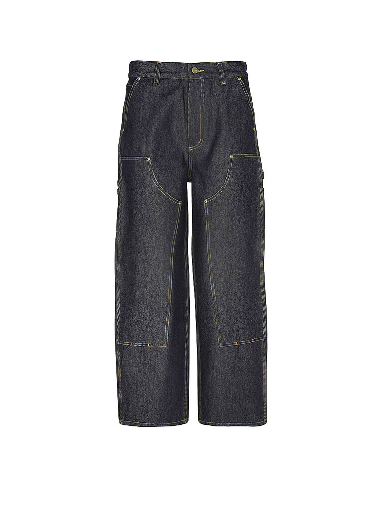 CARHARTT WIP Hose Barrell FIt BRANDON DOBLE KNEE dunkelblau | L