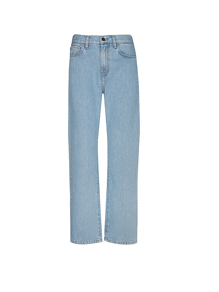 Carhartt WIP - Noxon - Gerade geschnittene Jeans in Hellblau mit hohem Bund