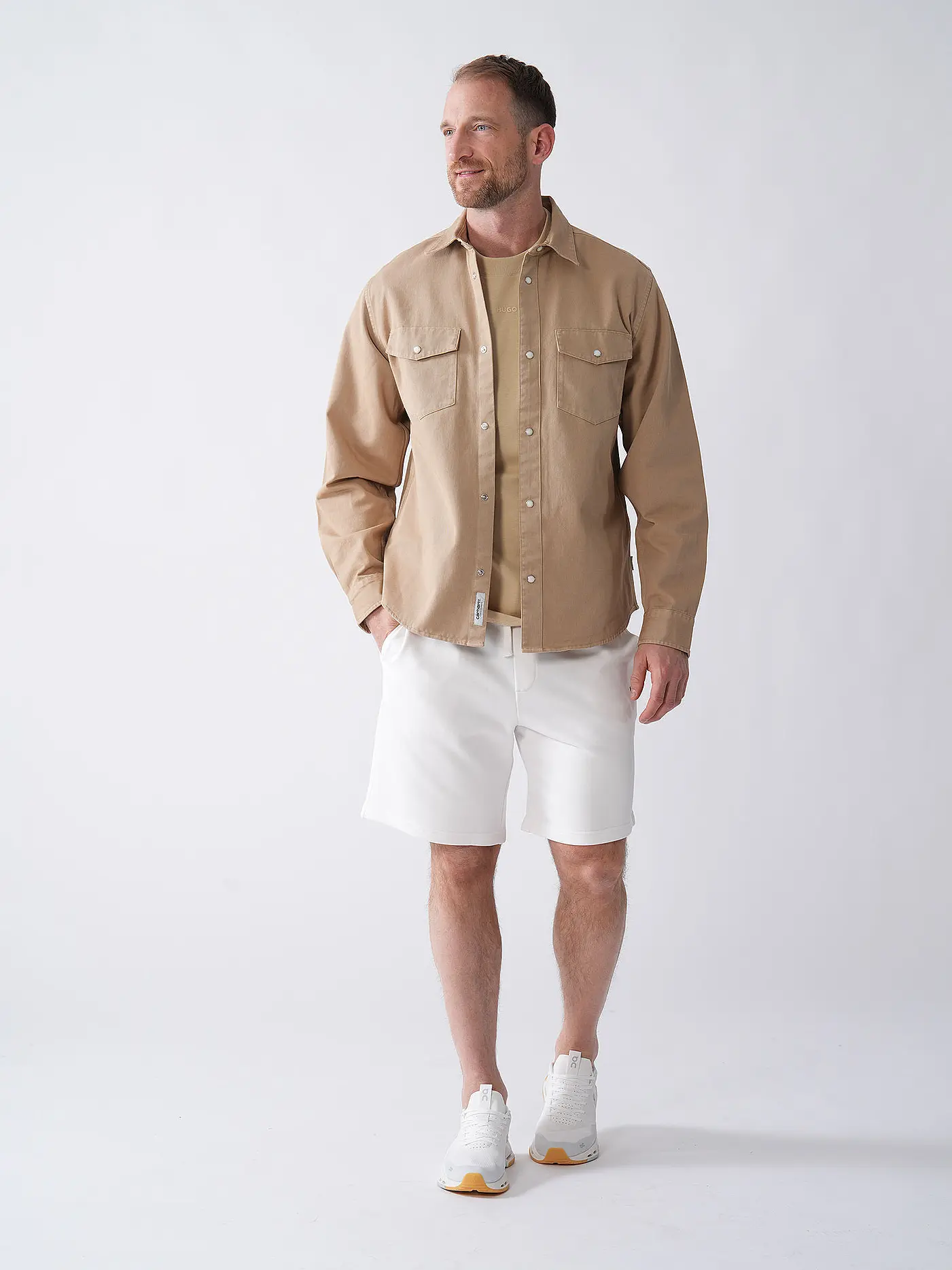 CARHARTT WIP | Overshirt SANTA  | beige