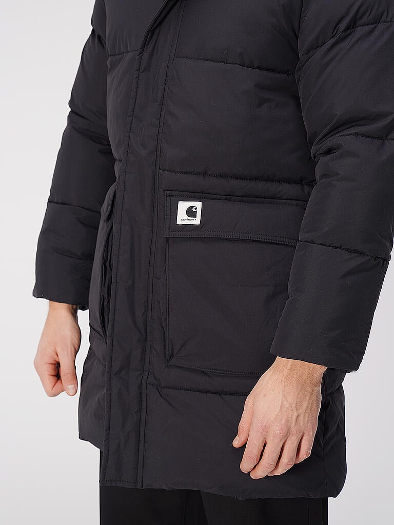 CARHARTT WIP Steppmantel ERIE schwarz