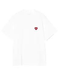 CARHARTT WIP | T-Shirt HEART PATCH  | Weiss