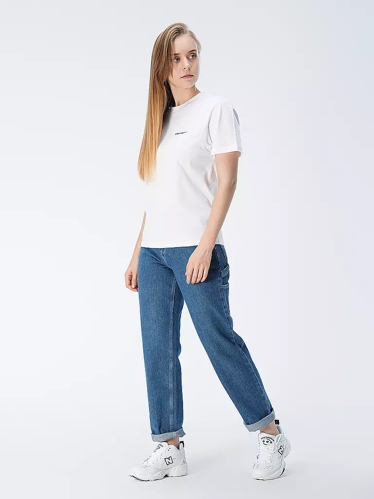 CARHARTT WIP | T-Shirt SCRIPT EMBROIDERY | weiss