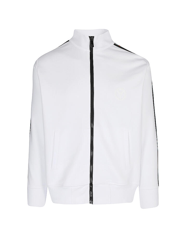 CARLO COLUCCI | Sweatjacke  | weiss