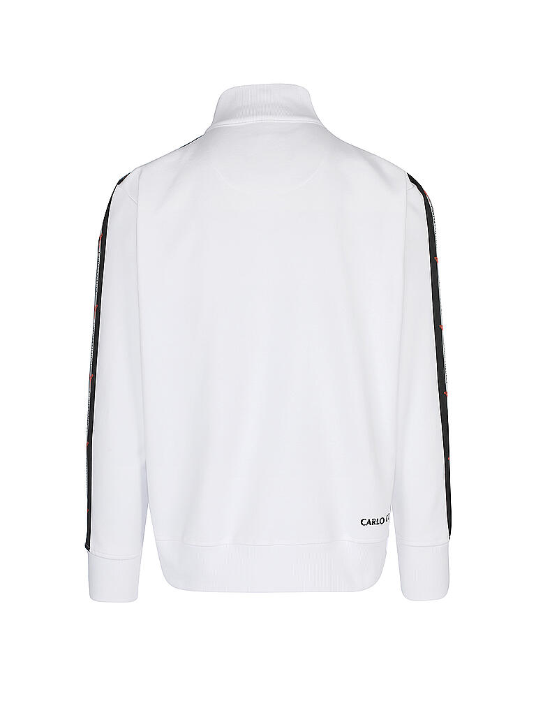 CARLO COLUCCI | Sweatjacke  | weiss