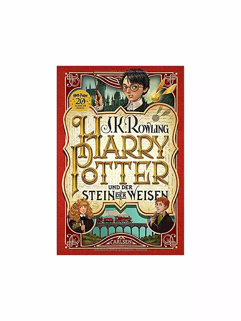 CARLSEN VERLAG | Buch - Harry Potter und der Stein der Weisen - Band 1 (Gebundene Ausgabe) | keine Farbe