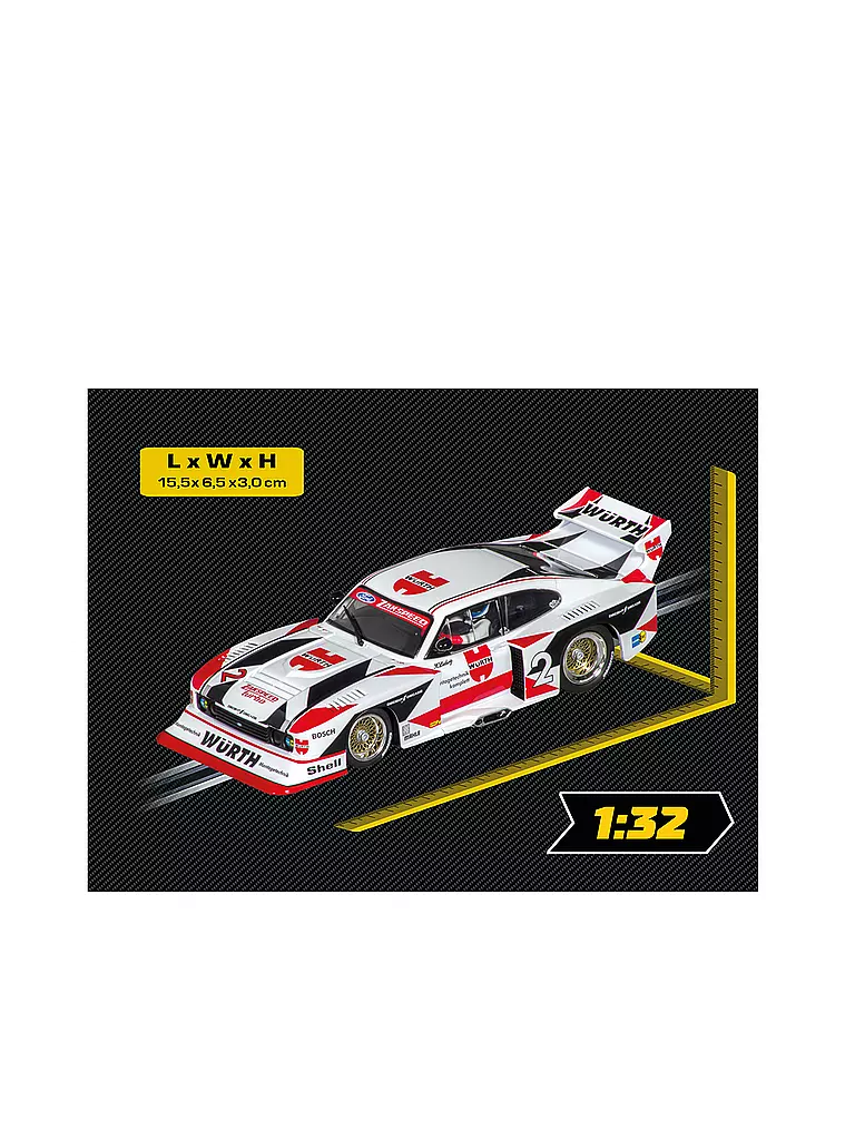 CARRERA | Ford Capri Zakspeed Turbo "Würth-Zakspeed-Team, No.2" 1:32 | keine Farbe
