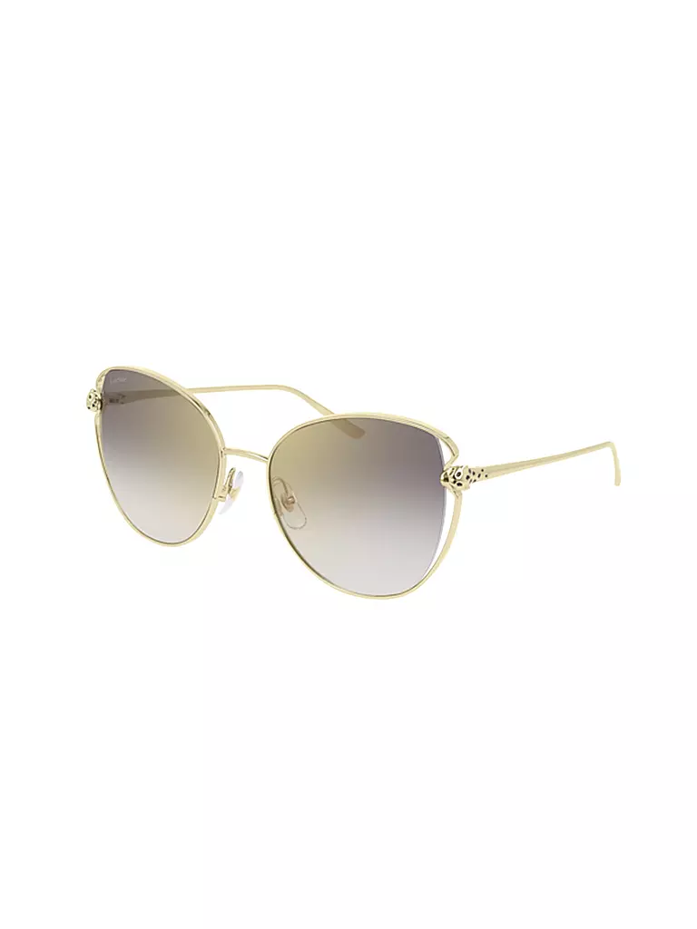 CARTIER | Sonnenbrille  | gold