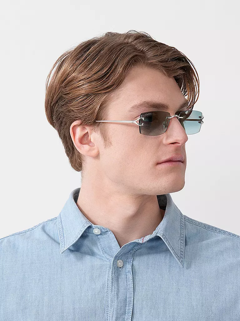 CARTIER | Sonnenbrille CT0550S | silber