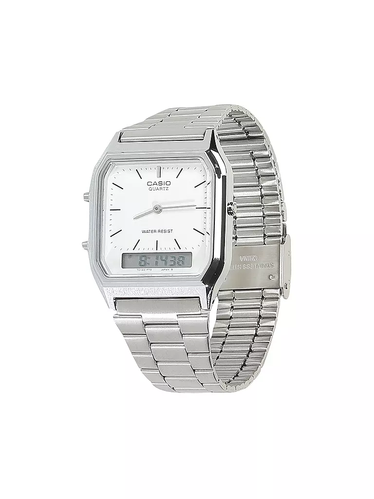 CASIO | Uhr VINTAGE AQ-230A-7DMQYES | silber