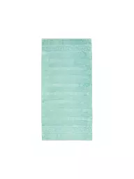 CAWÖ | Duschtuch NOBLESSE 80x160cm Mittelblau | hellgrün