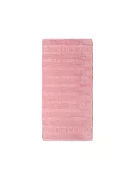 CAWÖ | Duschtuch NOBLESSE 80x160cm Mittelblau | rosa