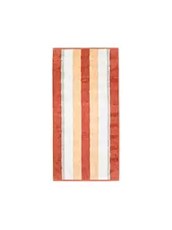 CAWÖ | Handtuch NOBLESSE 50x100cm Anthrazit | Orange