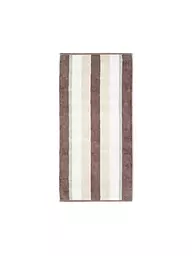 CAWÖ | Handtuch NOBLESSE 50x100cm Anthrazit | Hellbraun