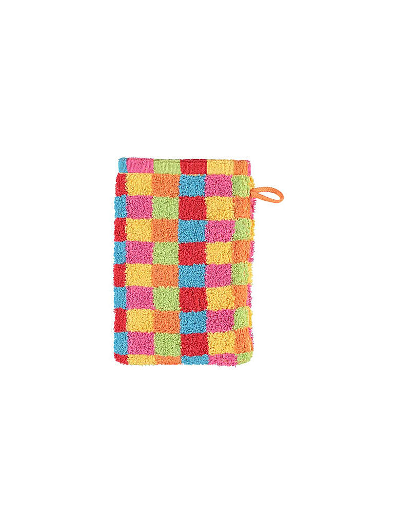 CAWÖ | Waschhandschuh Life Style Cube 16x22cm  Multicolor | bunt