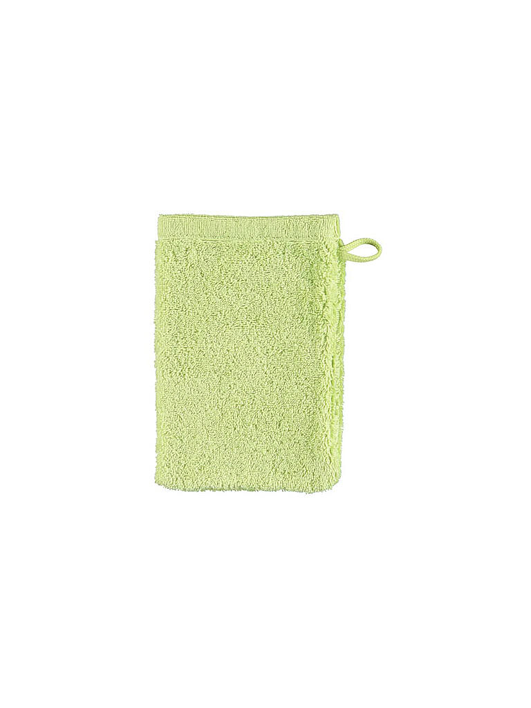 CAWÖ | Waschhandschuh Life Style Uni 16x22cm Pistazie | grün