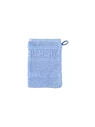 CAWÖ | Waschhandschuh NOBLESSE 16x22cm Agave | hellblau