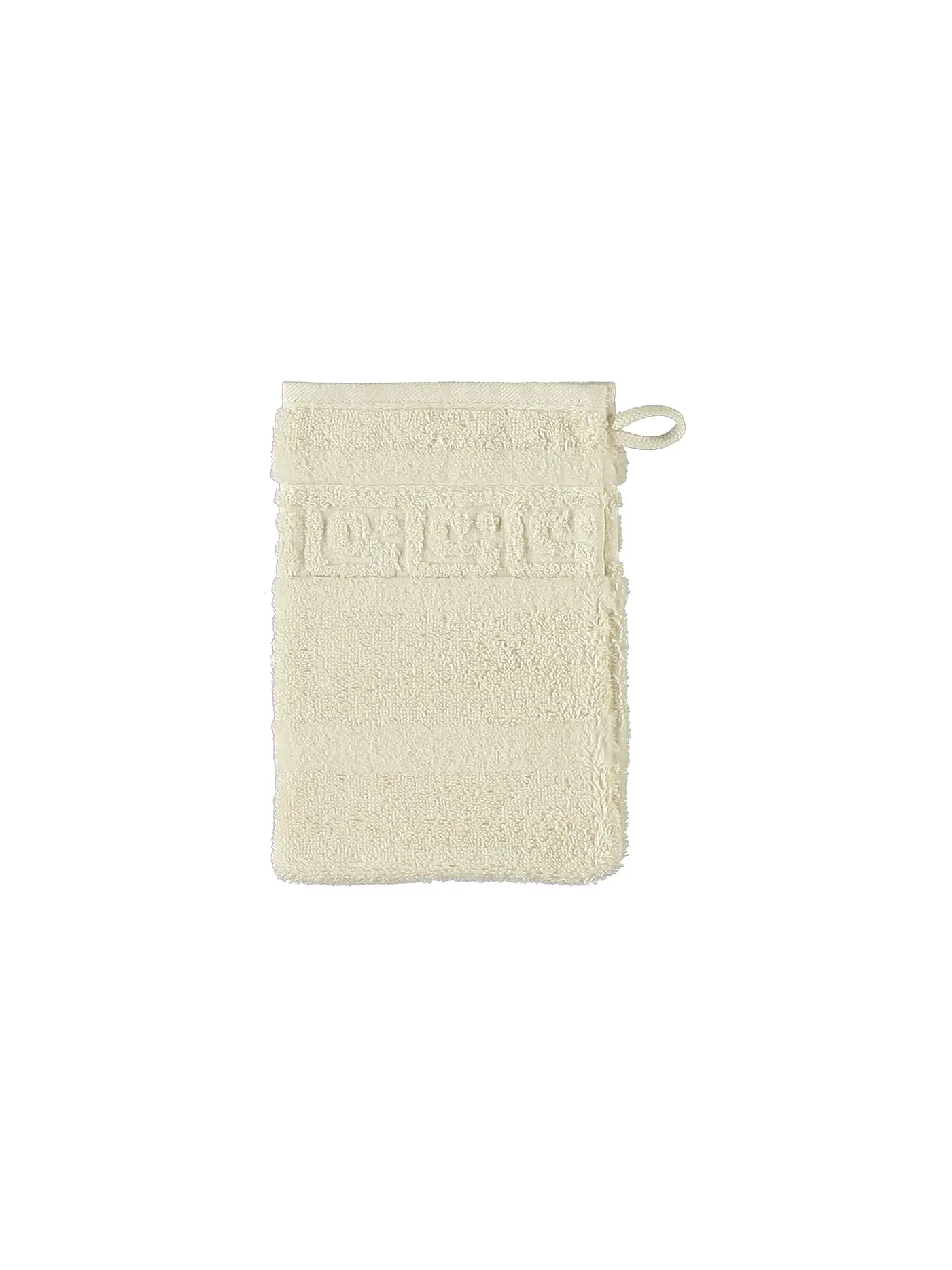CAWÖ | Waschhandschuh NOBLESSE 16x22cm Natur | beige