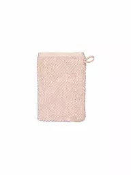 CAWÖ | Waschhandschuh Pure 16x22cm Natur | rosa