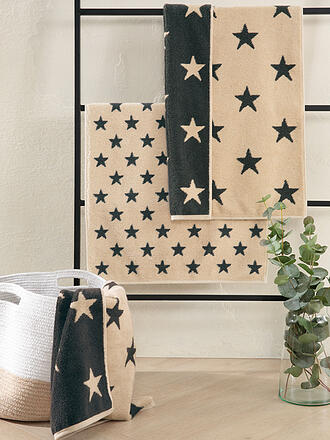 CAWÖ | Handtuch NEW STAR 50x100cm Beige/Basalt