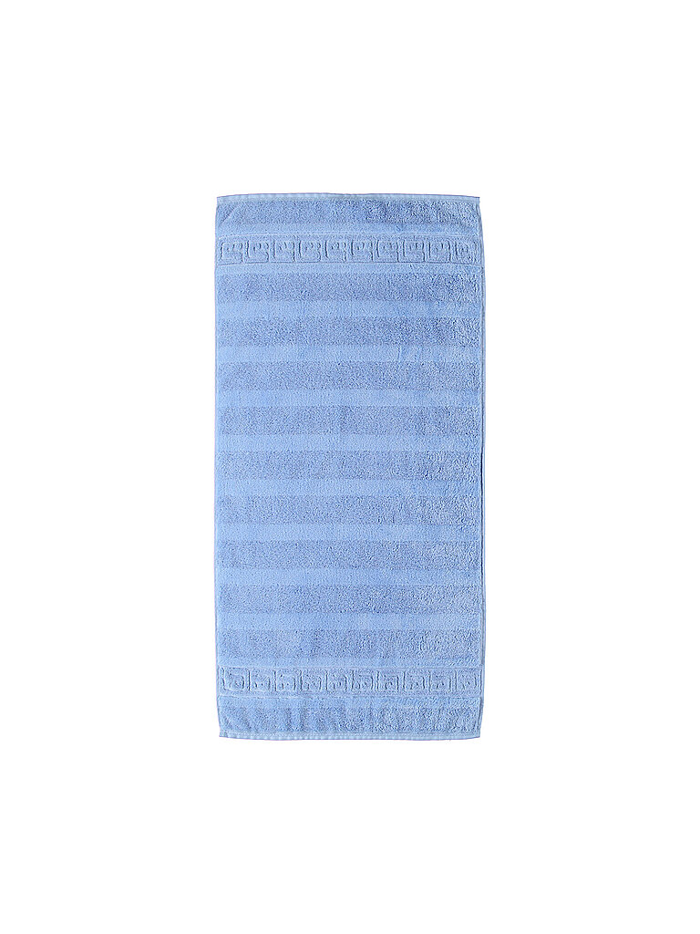 CAWÖ Duschtuch NOBLESSE 80x160cm Mittelblau hellblau