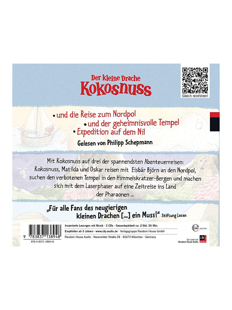 CD HÖRBUCH | Hörbuch - Der kleine Drache Kokosnuss entdeckt die Welt | keine Farbe