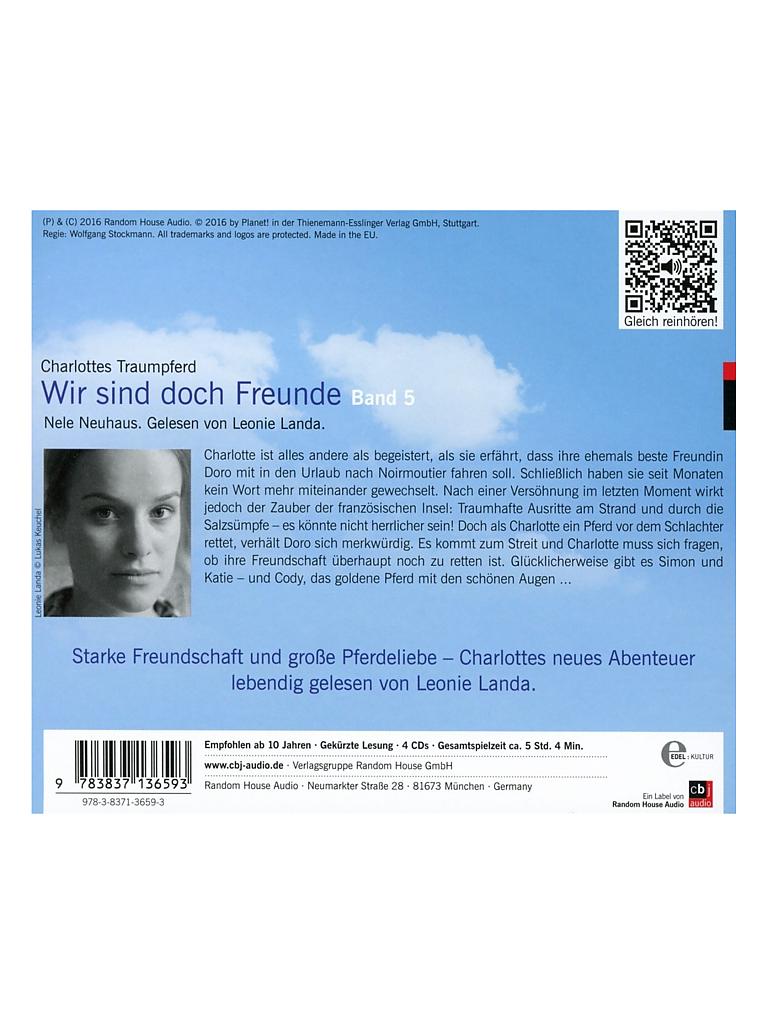 CD HÖRBUCH | Hörbuch - Die Fünf Freunde - Charlottes Traumpferd – Wir sind doch Freunde - Band 5 | 