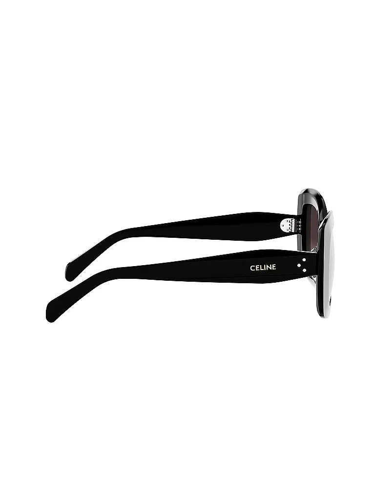 CELINE | CELINE 3 Dots schwarze eckige Sonnenbrille | schwarz
