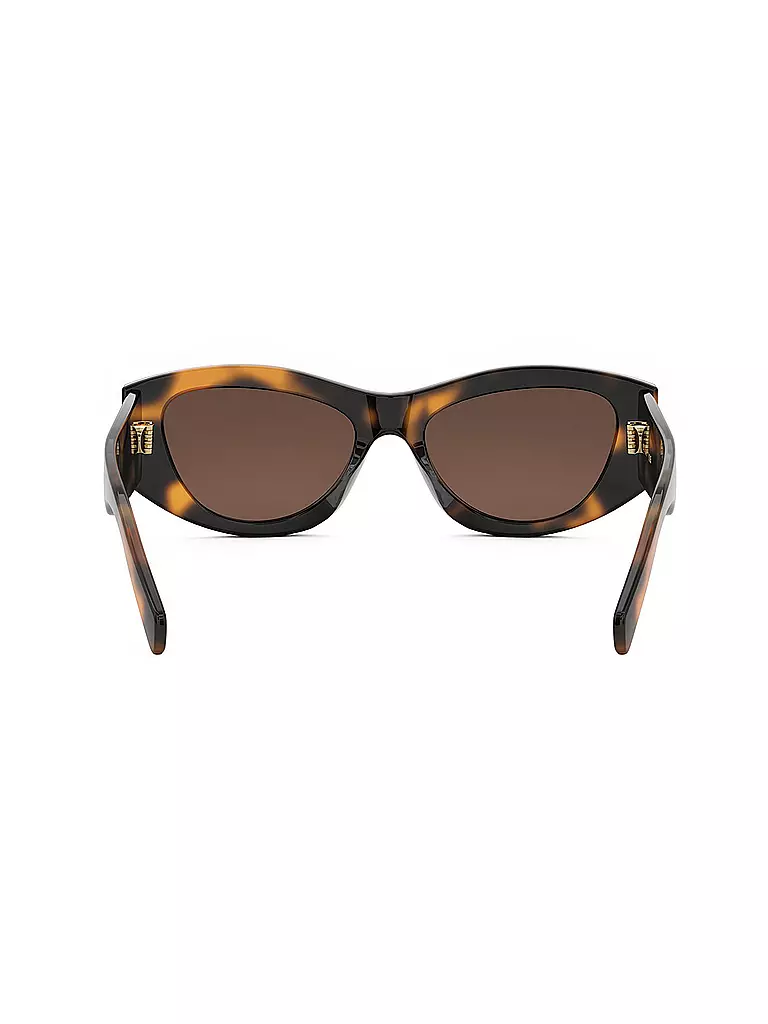 CELINE | Triomphe havanabraune geometrische Sonnenbrille  | braun
