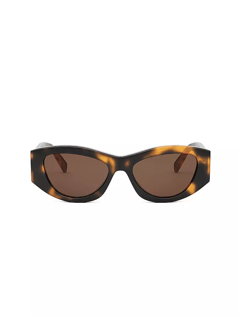 CELINE | Triomphe havanabraune geometrische Sonnenbrille  | braun