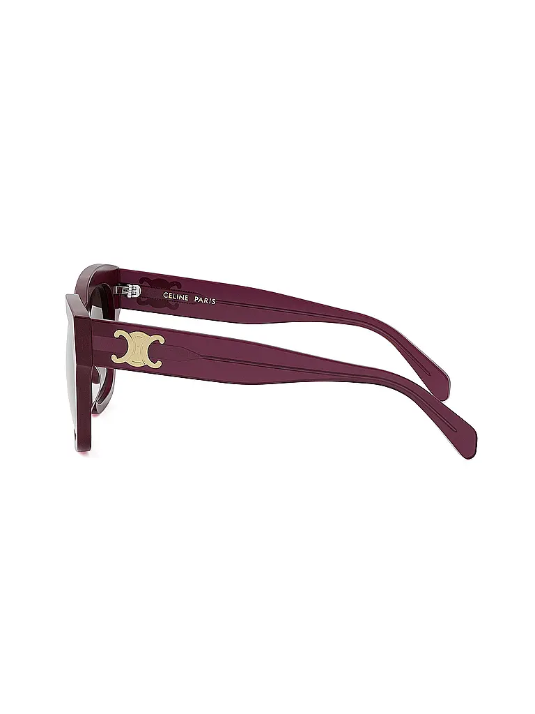 CELINE | Triomphe rote eckige Sonnenbrille | 