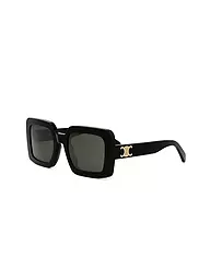 CELINE | Triomphe schwarze eckige Sonnenbrille  | schwarz