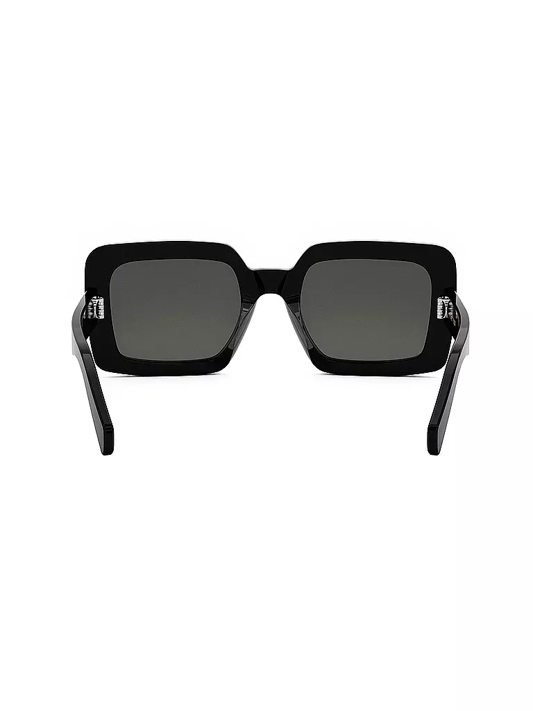 CELINE | Triomphe schwarze eckige Sonnenbrille  | schwarz