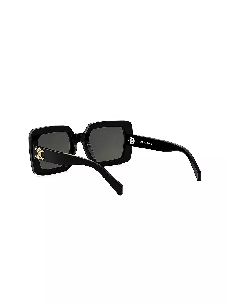 CELINE | Triomphe schwarze eckige Sonnenbrille  | schwarz