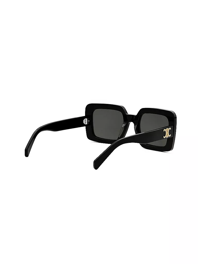 CELINE | Triomphe schwarze eckige Sonnenbrille  | schwarz