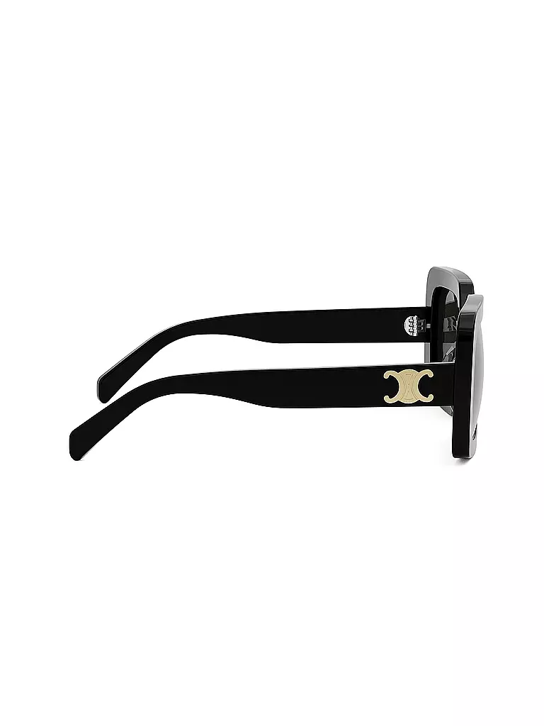 CELINE | Triomphe schwarze eckige Sonnenbrille  | schwarz