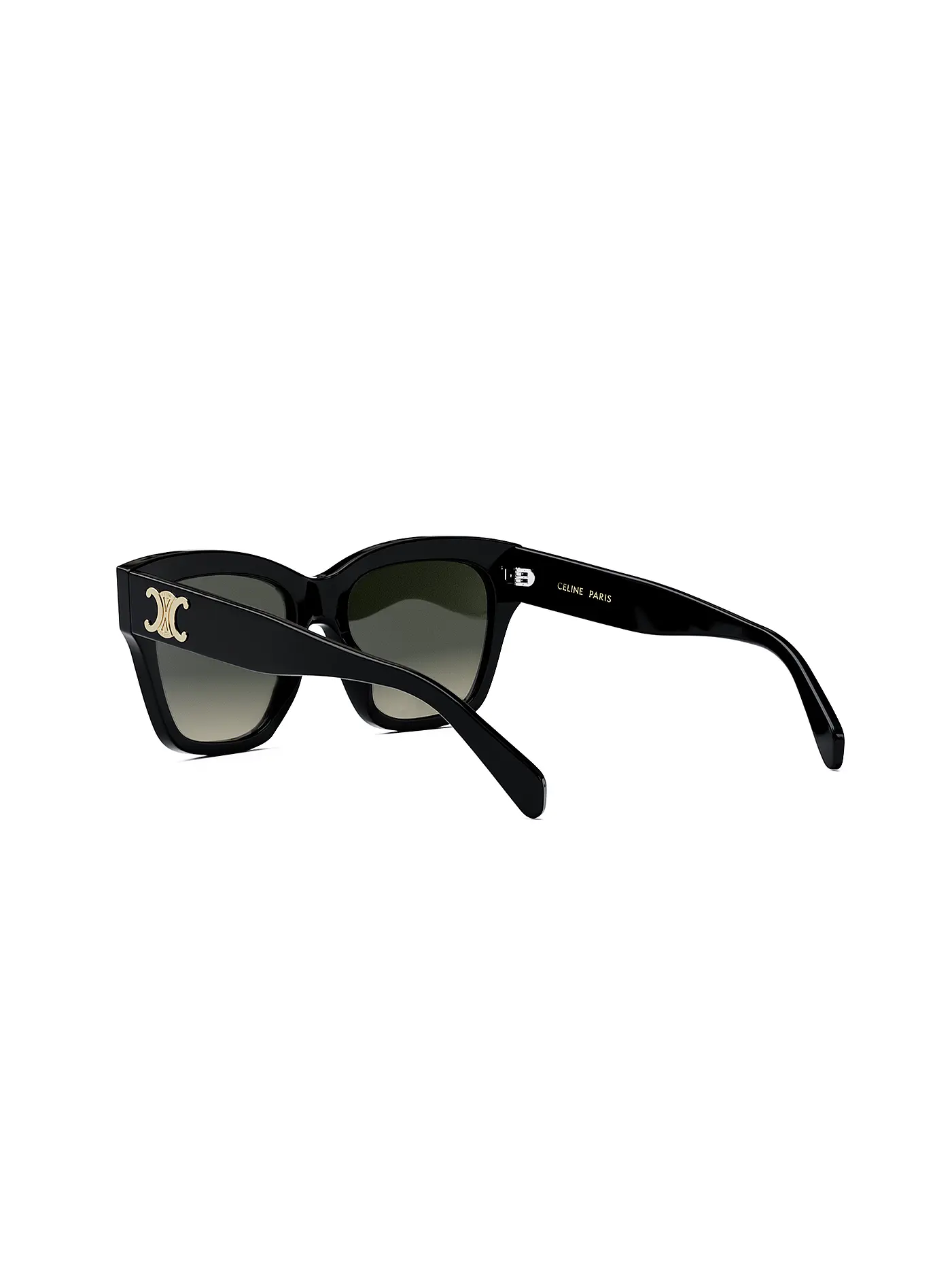 CELINE | Triomphe schwarze eckige Sonnenbrille | schwarz