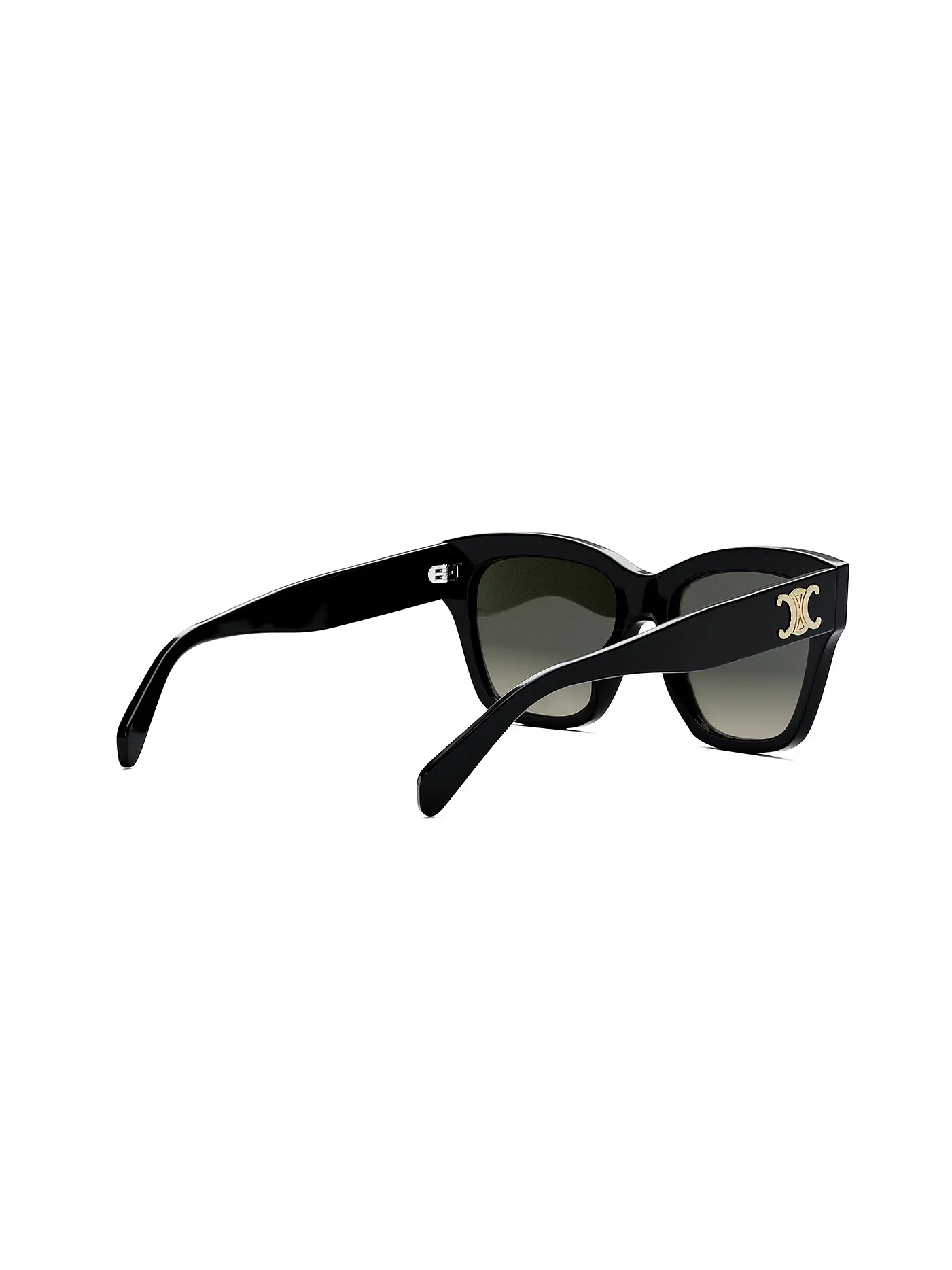CELINE | Triomphe schwarze eckige Sonnenbrille | schwarz