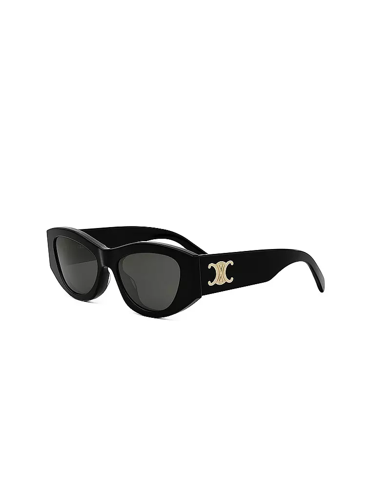 CELINE | Triomphe schwarze geometrische Sonnenbrille  | schwarz