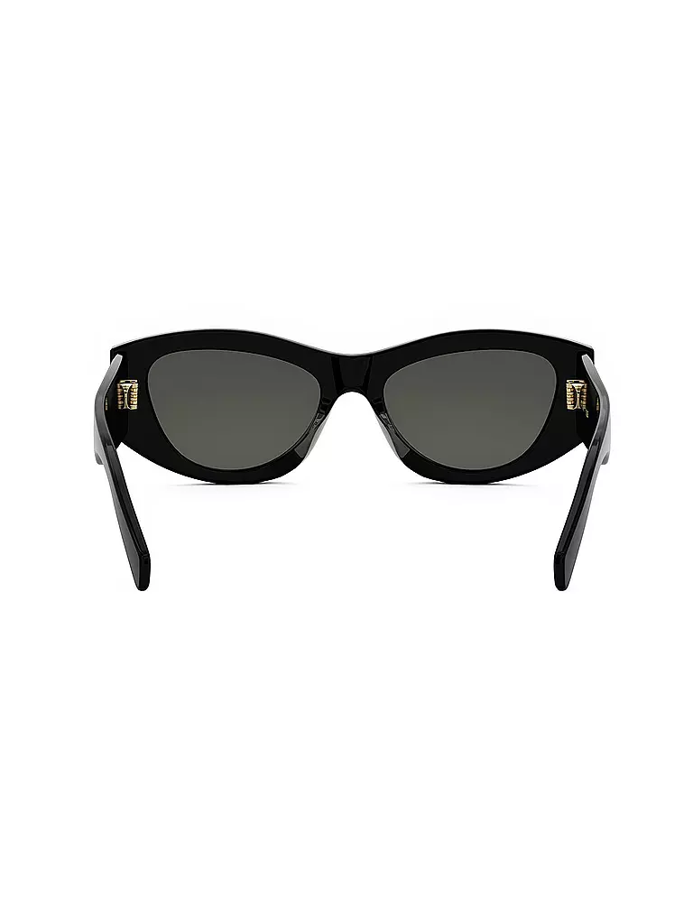 CELINE | Triomphe schwarze geometrische Sonnenbrille  | schwarz