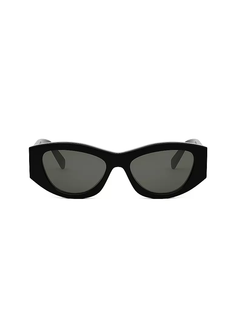 CELINE | Triomphe schwarze geometrische Sonnenbrille  | schwarz