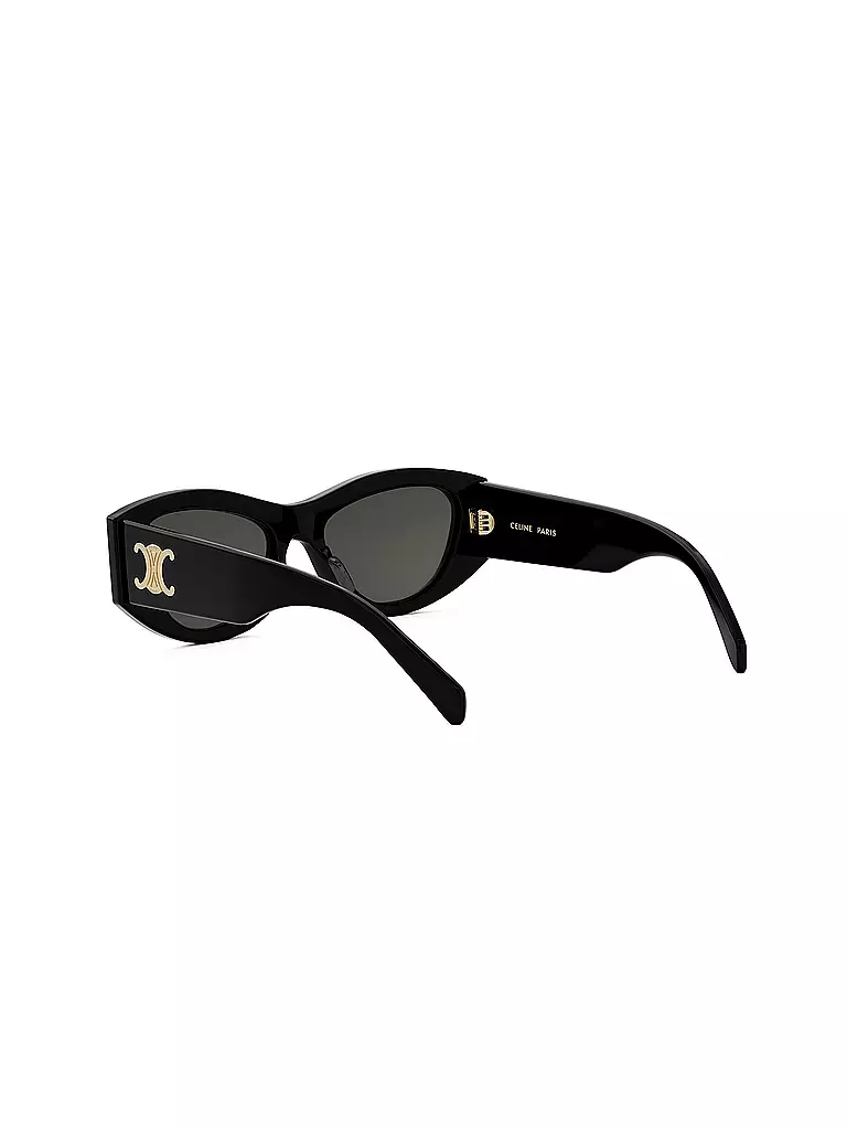 CELINE | Triomphe schwarze geometrische Sonnenbrille  | schwarz