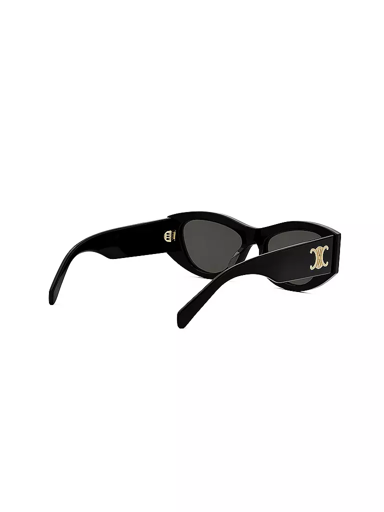 CELINE | Triomphe schwarze geometrische Sonnenbrille  | schwarz