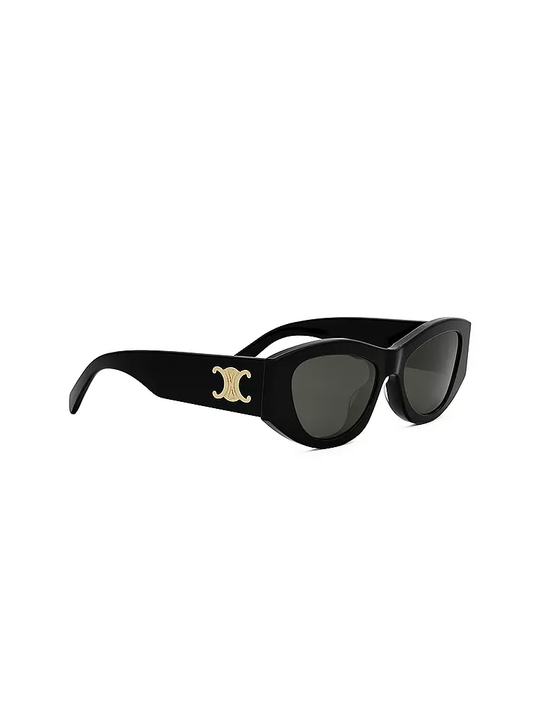 CELINE | Triomphe schwarze geometrische Sonnenbrille  | schwarz