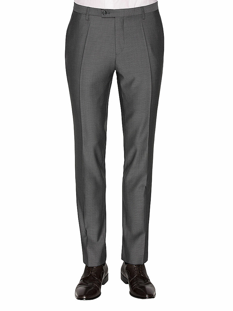 CG - CLUB OF GENTS Anzughose Birdsey grau | 48