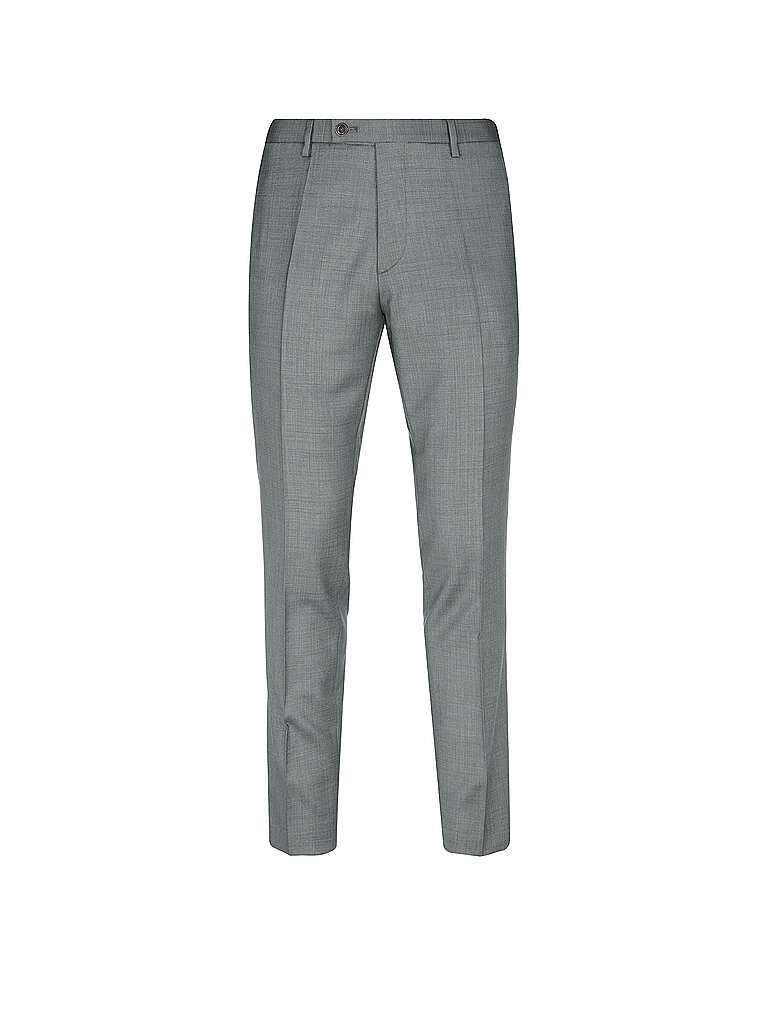 Baukasten-Hose Herren Slim Fit Schurwolle schilf strukturiert