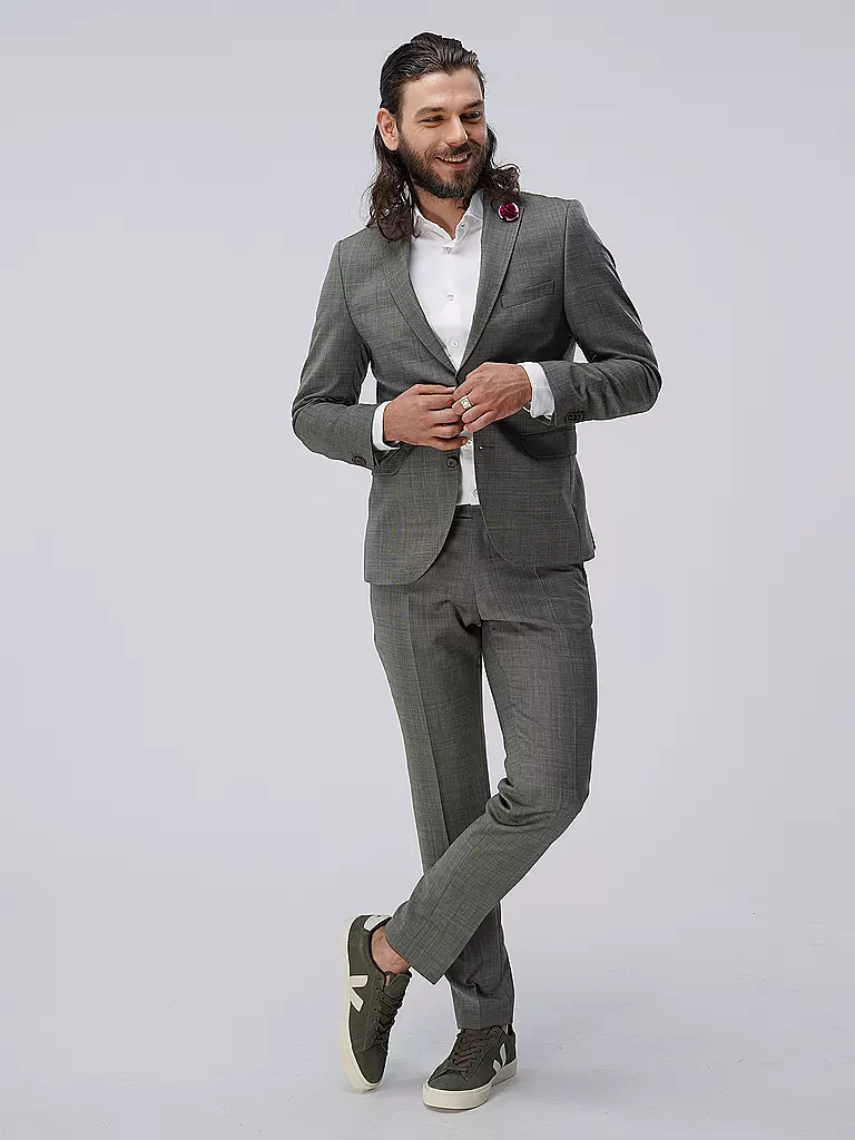 CG - CLUB OF GENTS | Anzughose Slim Fit PASCAL | grün