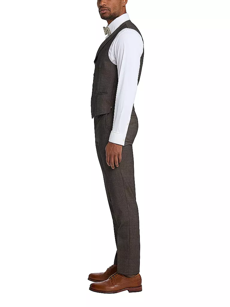 CG - CLUB OF GENTS | Anzugweste Slim Fit PHILLIP | braun