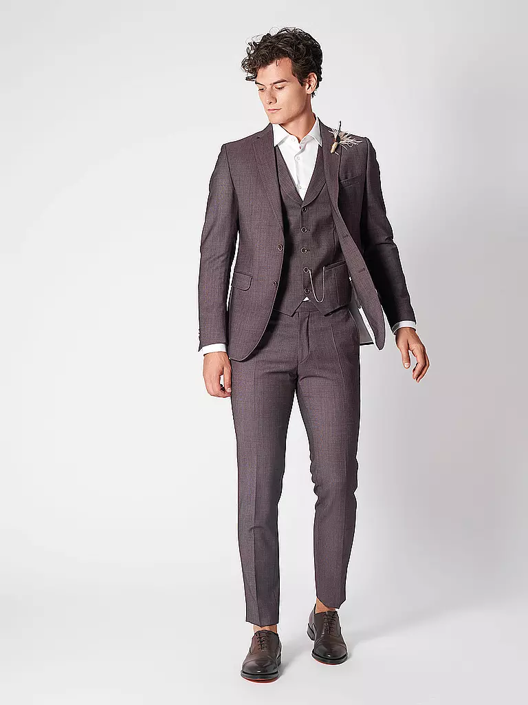 Lupantte CG Club Of Gents Hose CG Paco - Slim Fit Hochzeitshose Flatfront Design